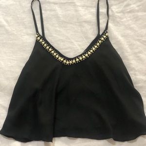 Beaded crop top